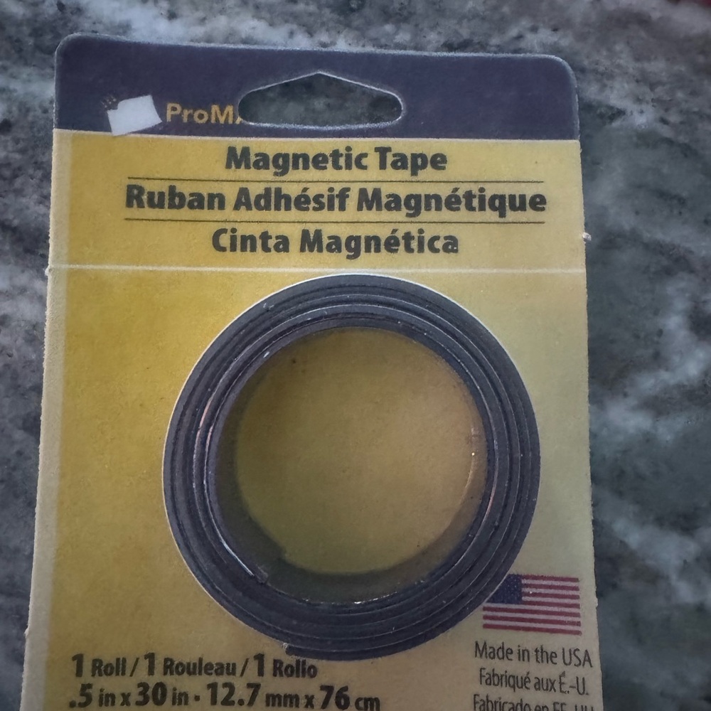 Roma Black Magnetic Tape Roll